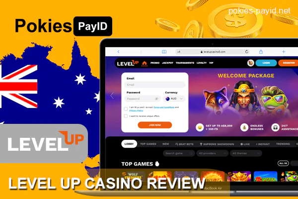 Online Level Up Casino review for Australian players