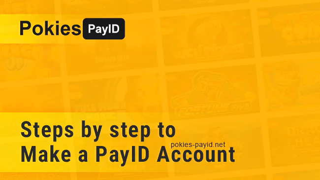 Video instruction on how to create a PayID account for online casinos