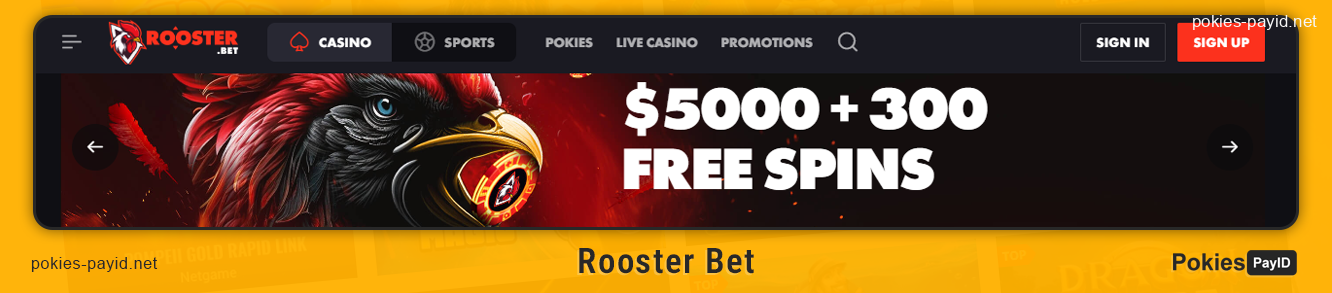 Rooster Bet fast withdrawal casino in Australia